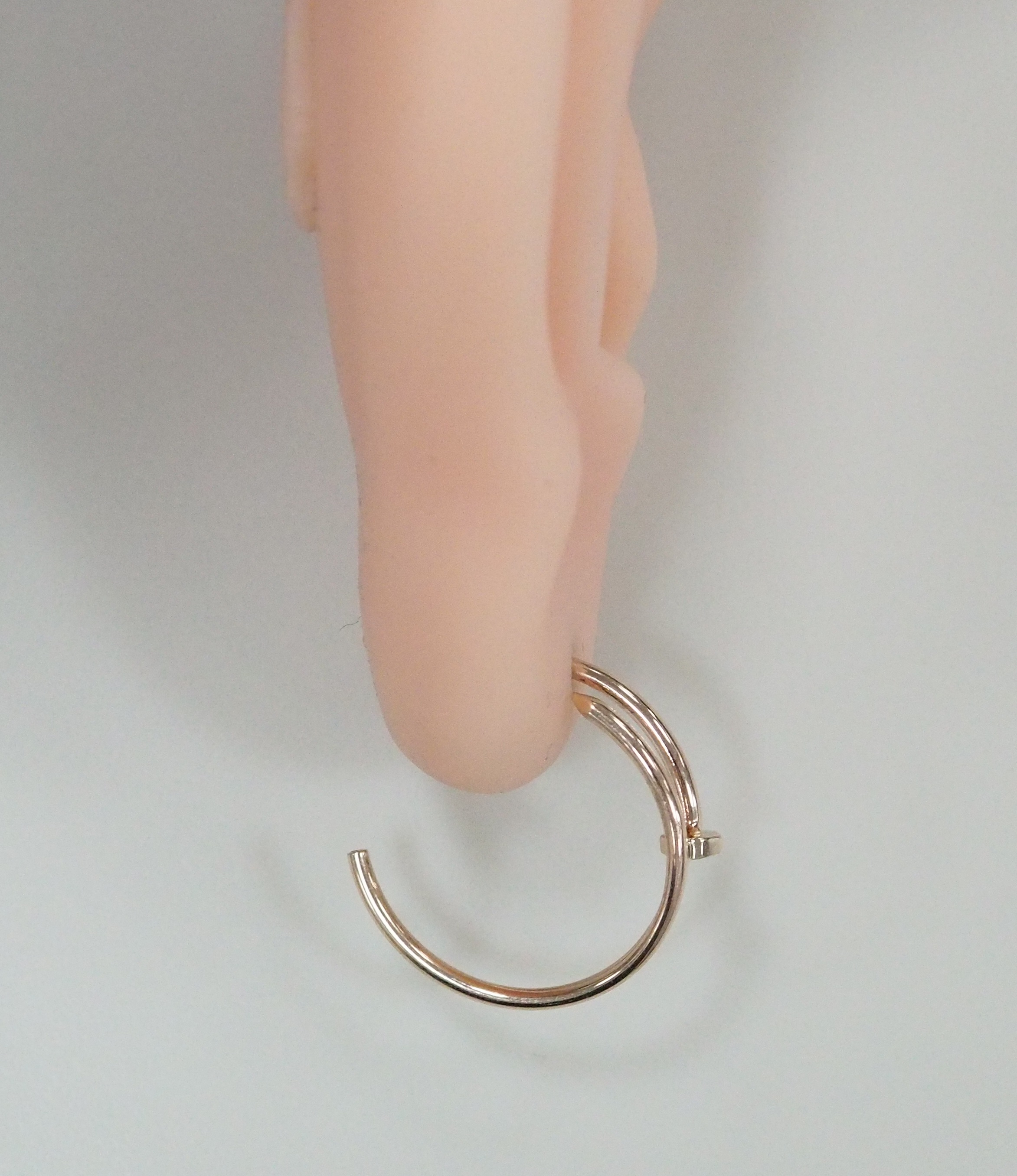 Серьги-пусеты из золота "Гвозди"